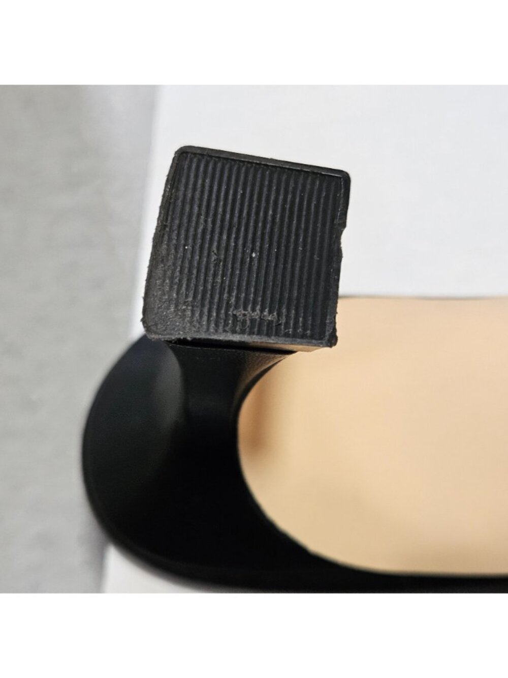Woman's Modatope black dress casual black slip on kitten heel mesh pump slide 11 - Picture 8 of 8